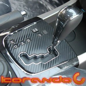 [ Korando C auto parts ] Carbon decal Gear pannel sticker Made in Korea